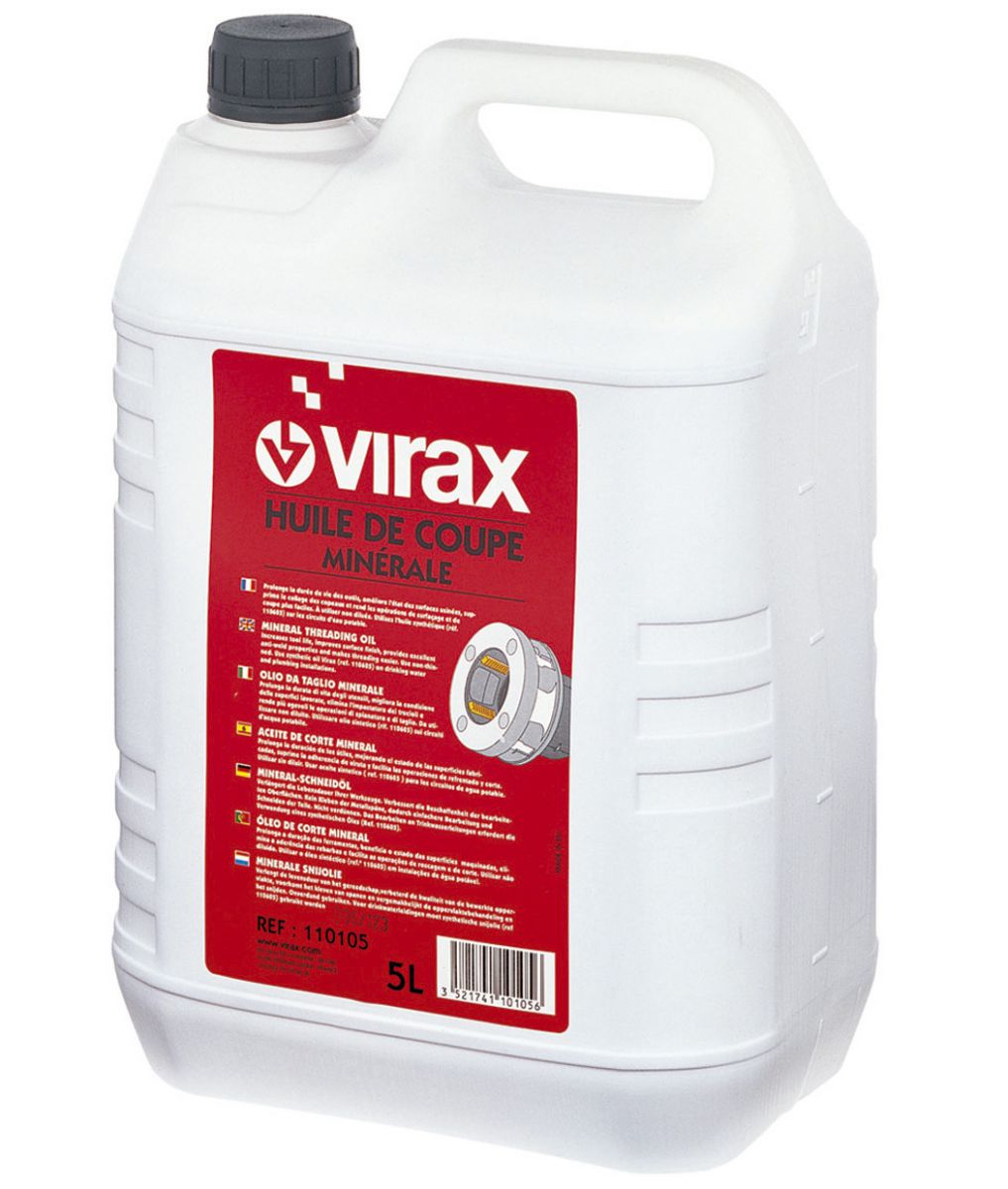  Virax 110105 Минеральное резьбонарезное масло для режущего инструмента, 5 л от компании Tectron